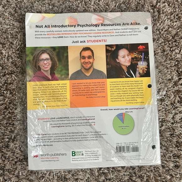 Psychology (12th Edition) A loose-leaf textbook by David G. Myers- NWT - Picture 4 of 4
